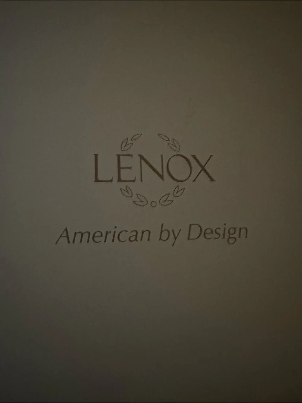 NWT Lenox Wood Jewelry Box with White Floral Design